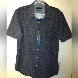 Tahari NWT Mens Button Up Shirt L Slim Fit